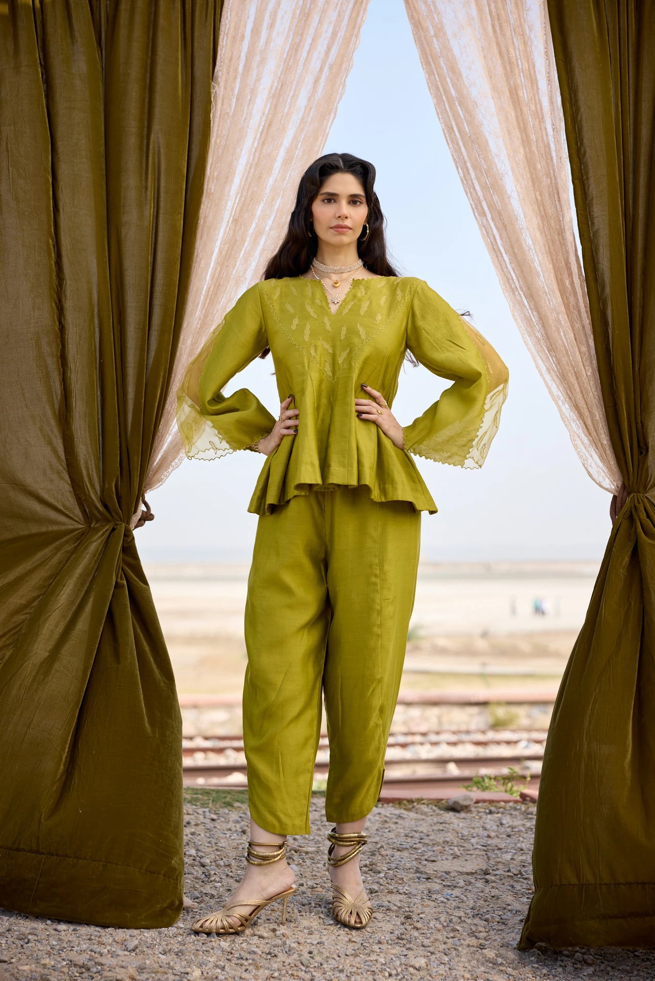 Co-ord Set - Olive Green