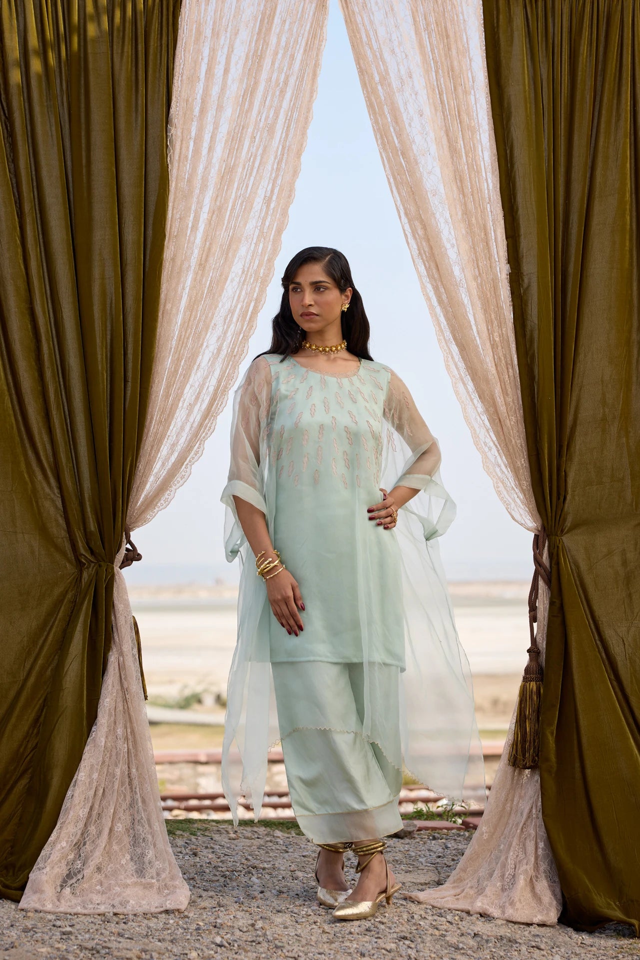 Kaftan - Powder Blue