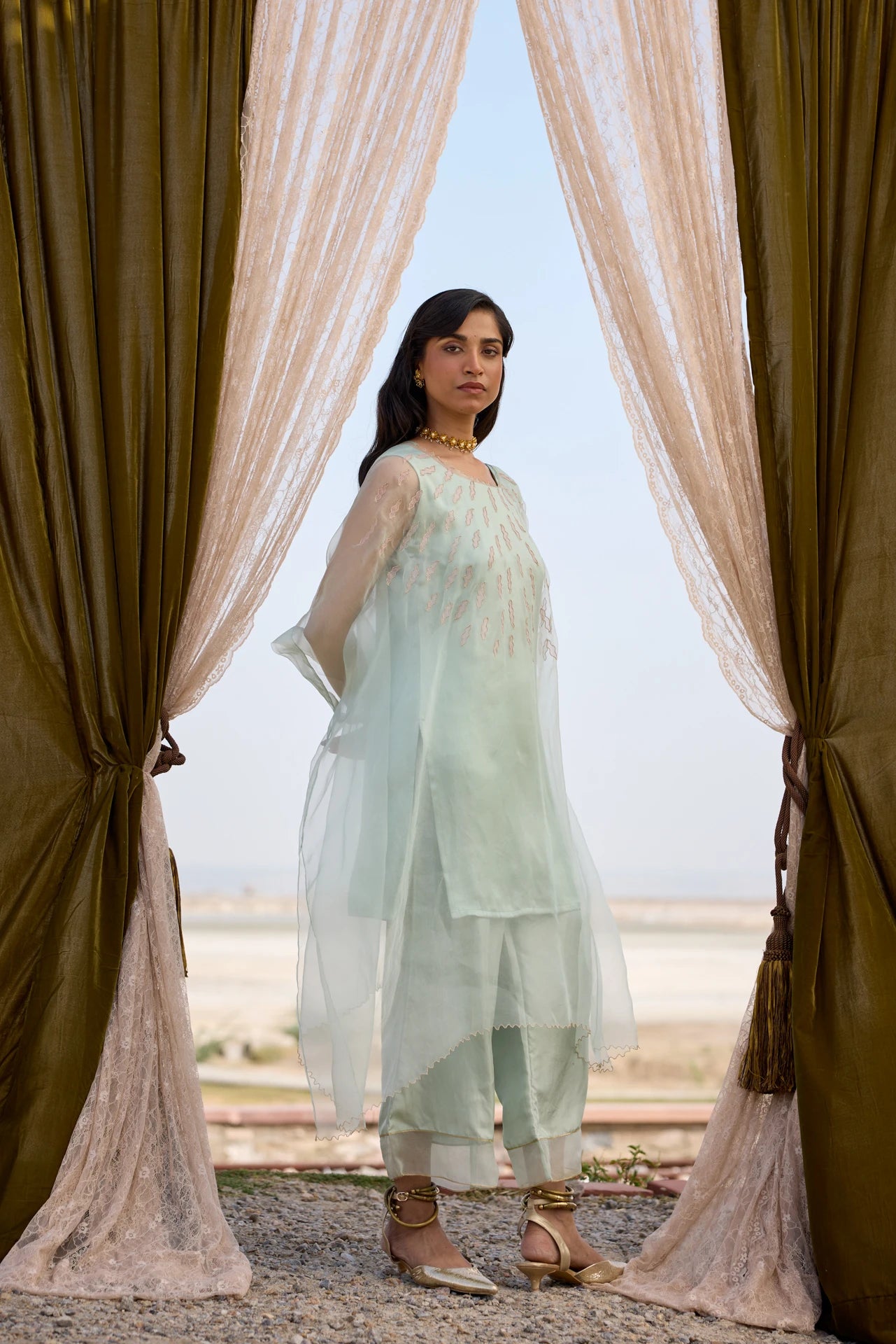 Kaftan - Powder Blue