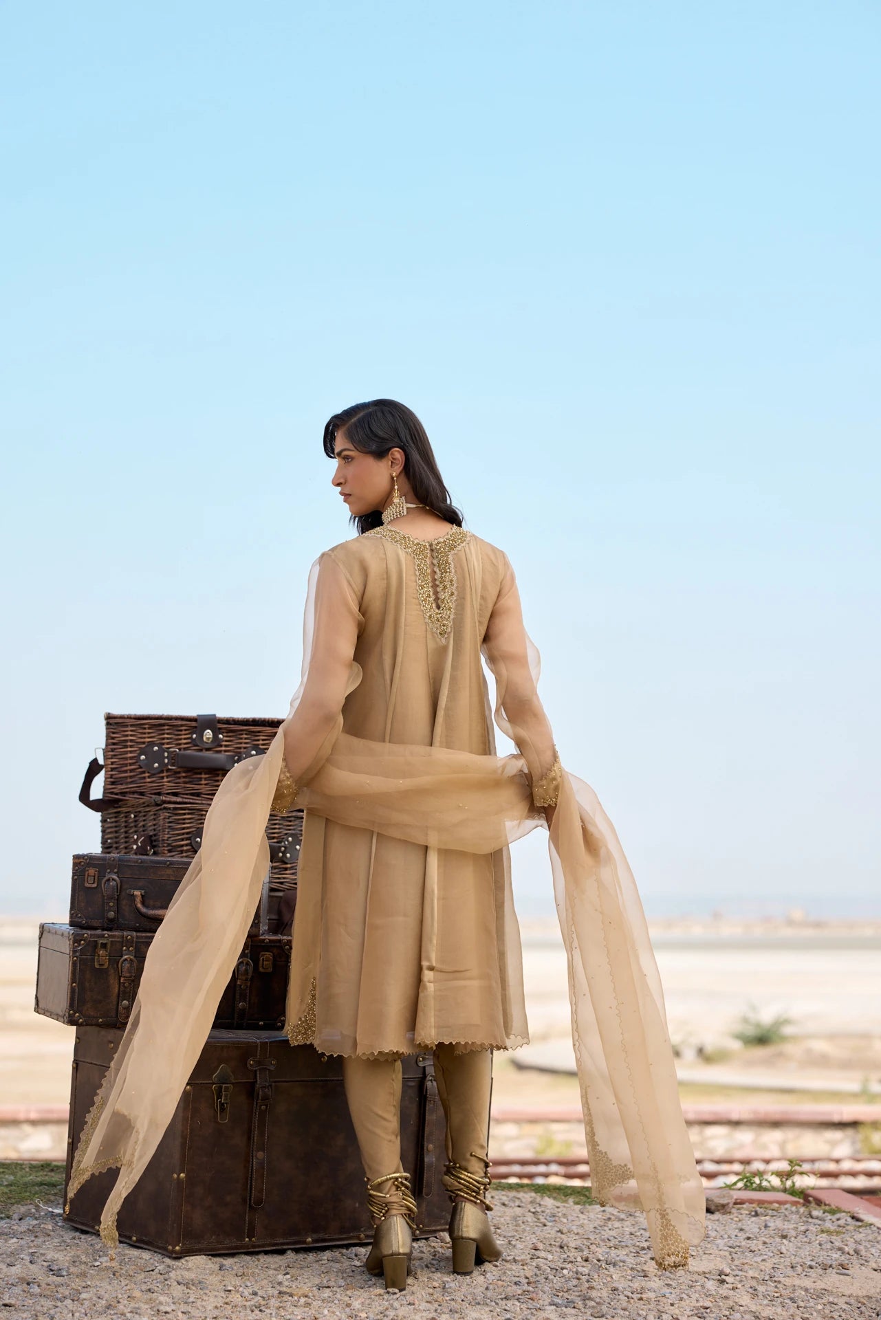Kurta Set - Brown
