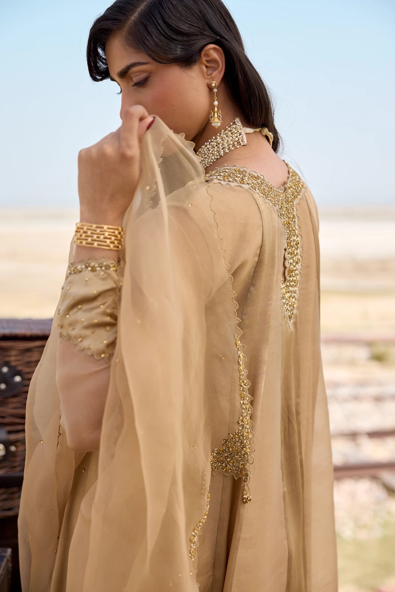 Kurta Set - Brown