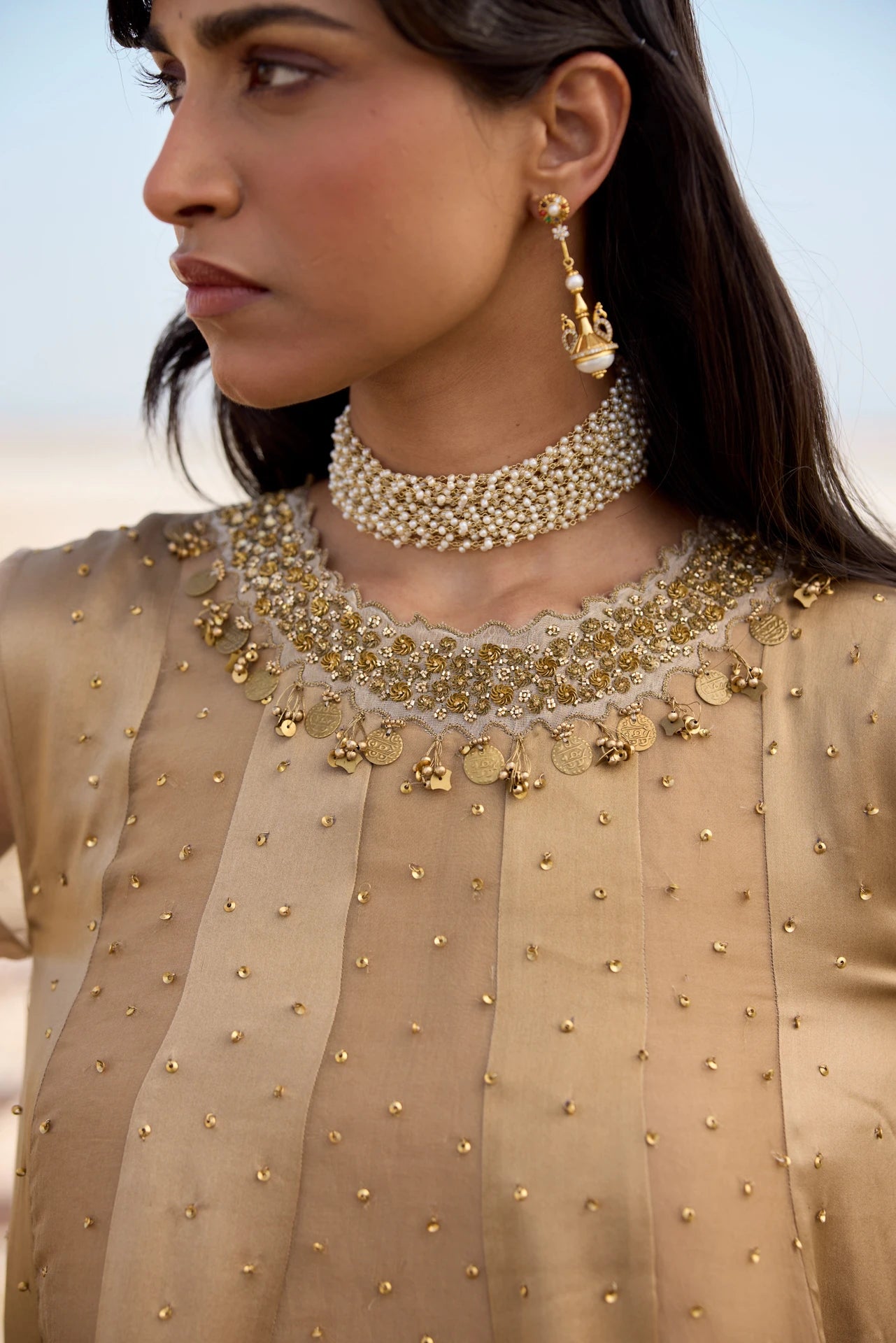 Kurta Set - Brown