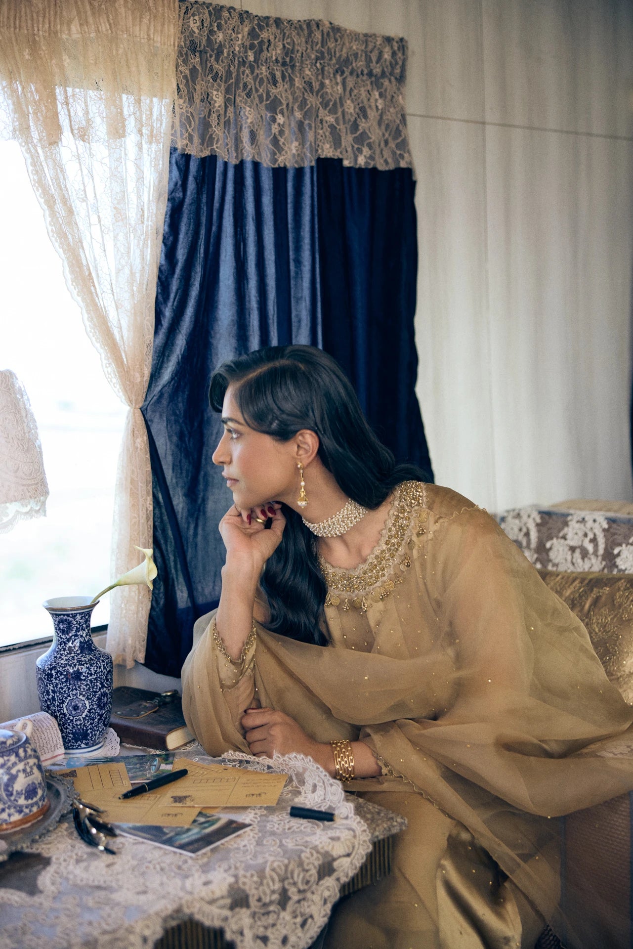 Kurta Set - Brown