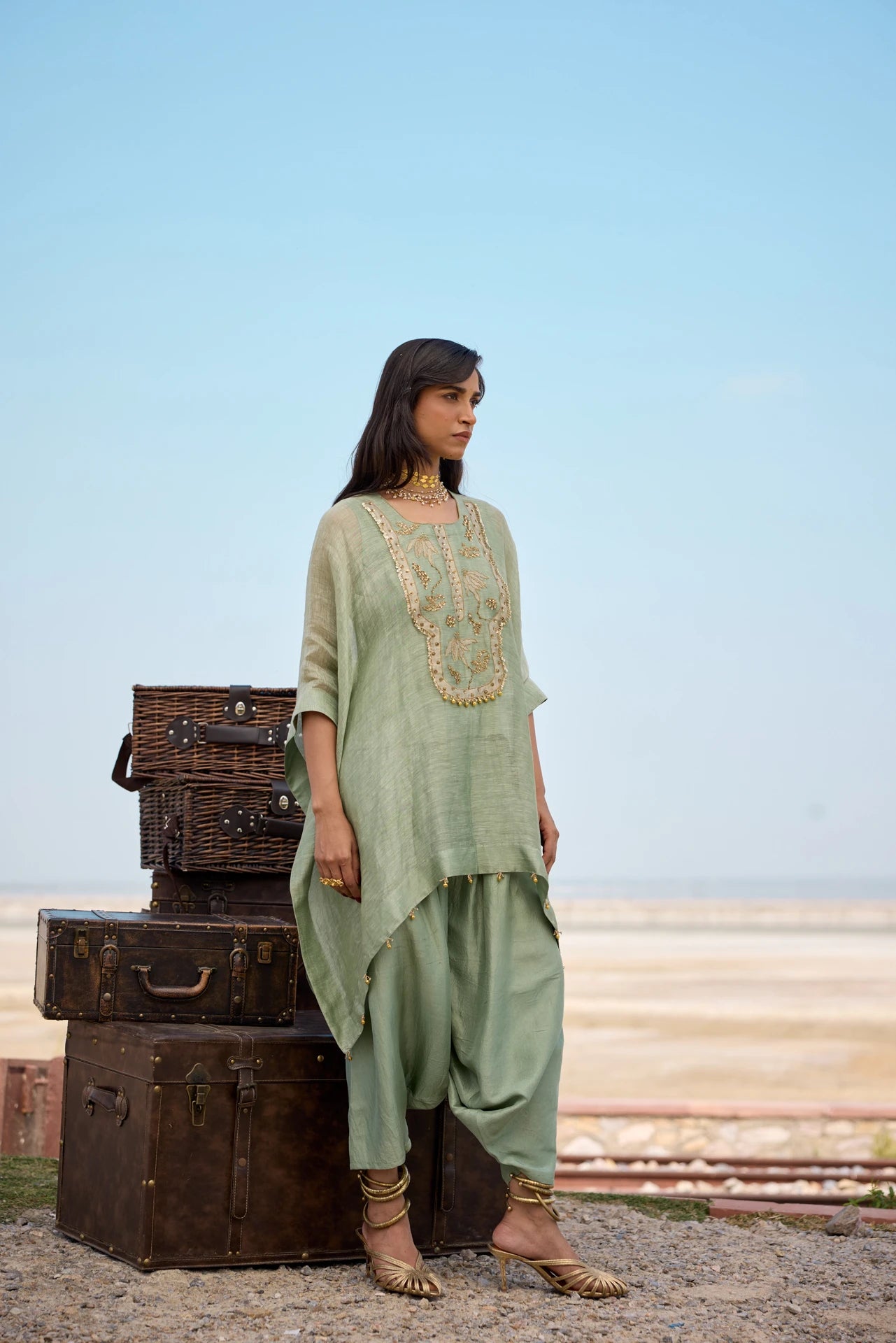 Kaftan - Mint Green