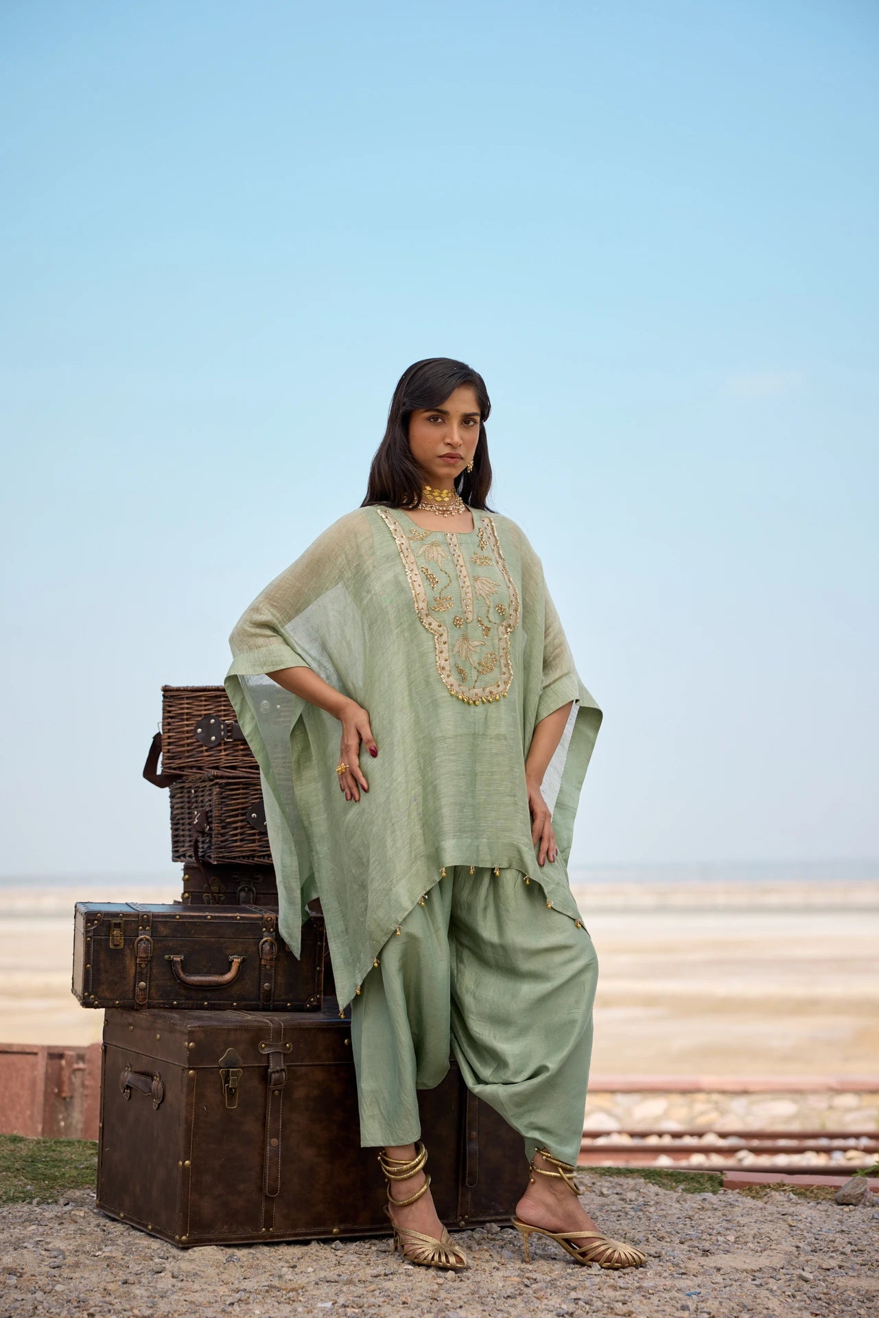 Kaftan - Mint Green