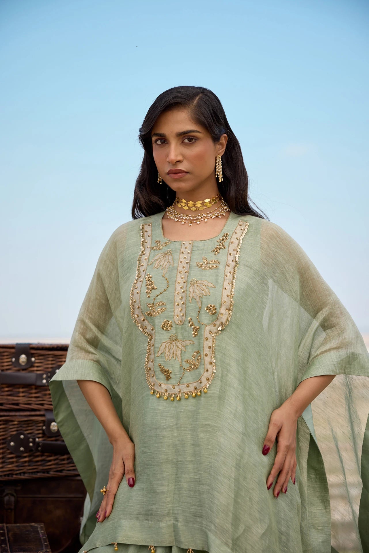 Kaftan - Mint Green