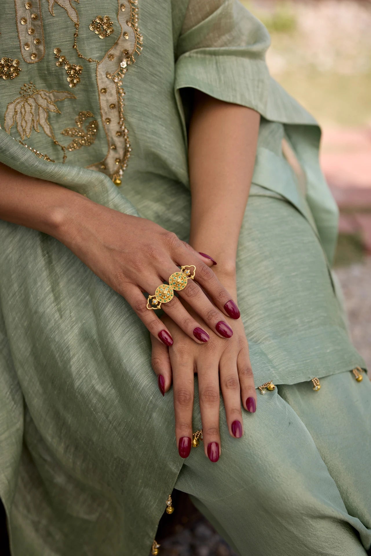 Kaftan - Mint Green