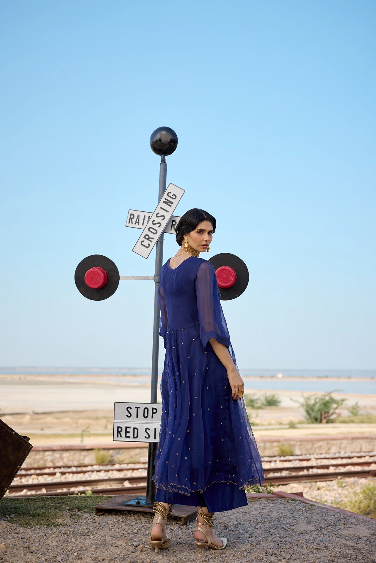 Kurta Set - Navy Blue