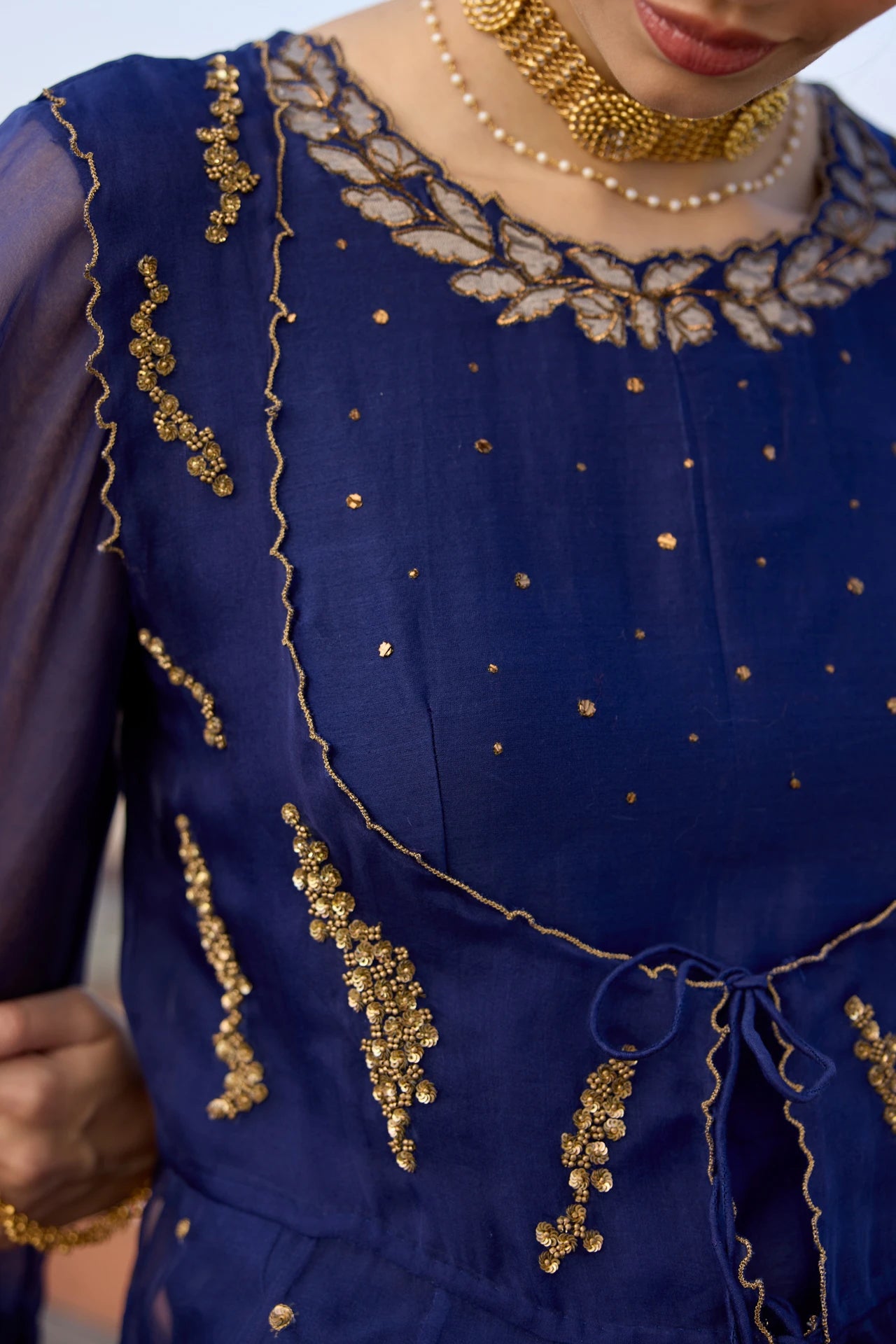 Kurta Set - Navy Blue