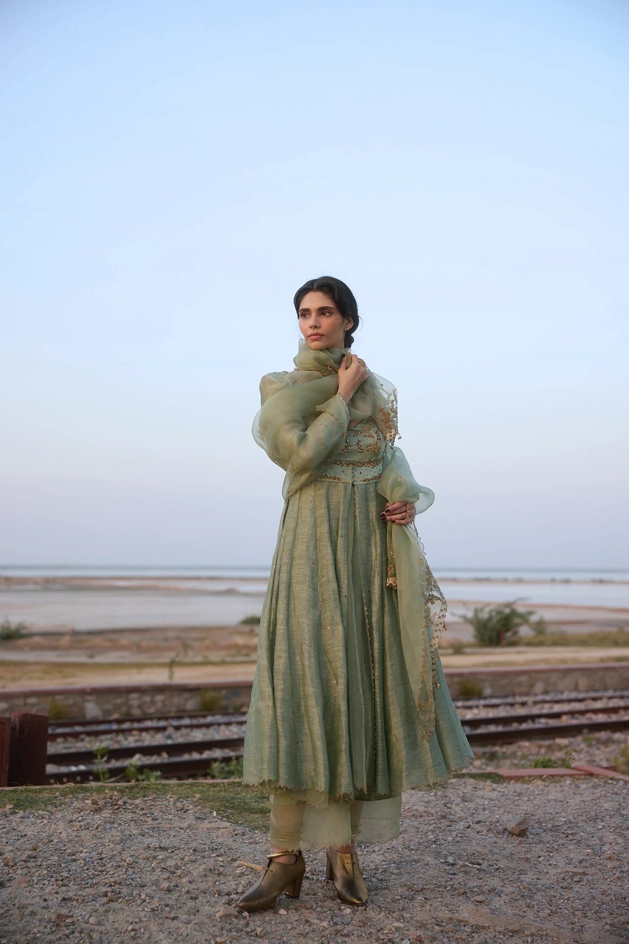 Kurta Set - Mint Green