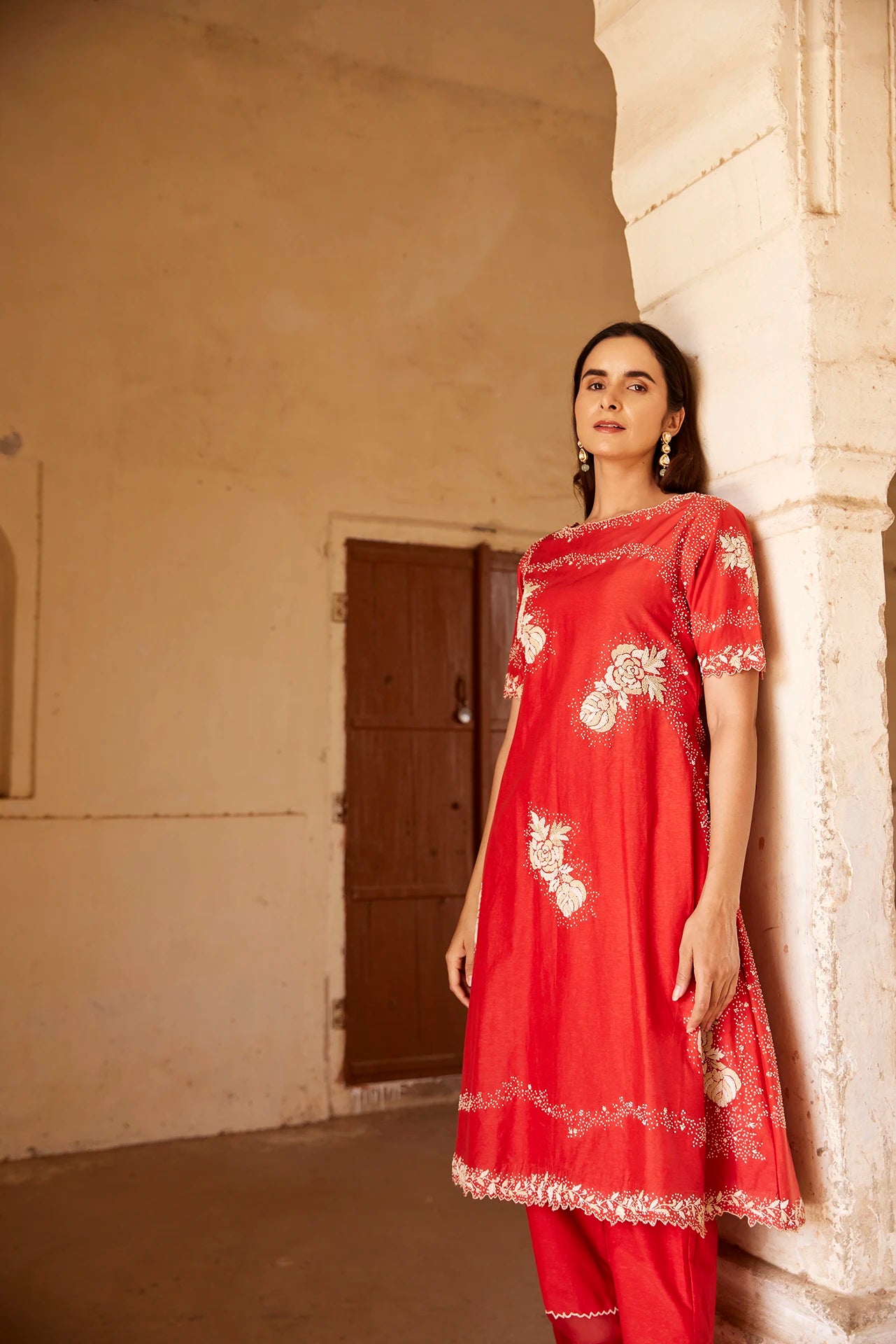 Kurta Set - Red