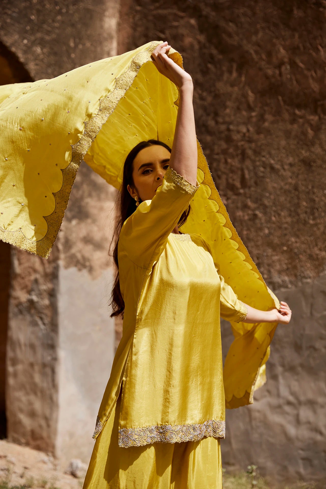Kurta Set - Yellow