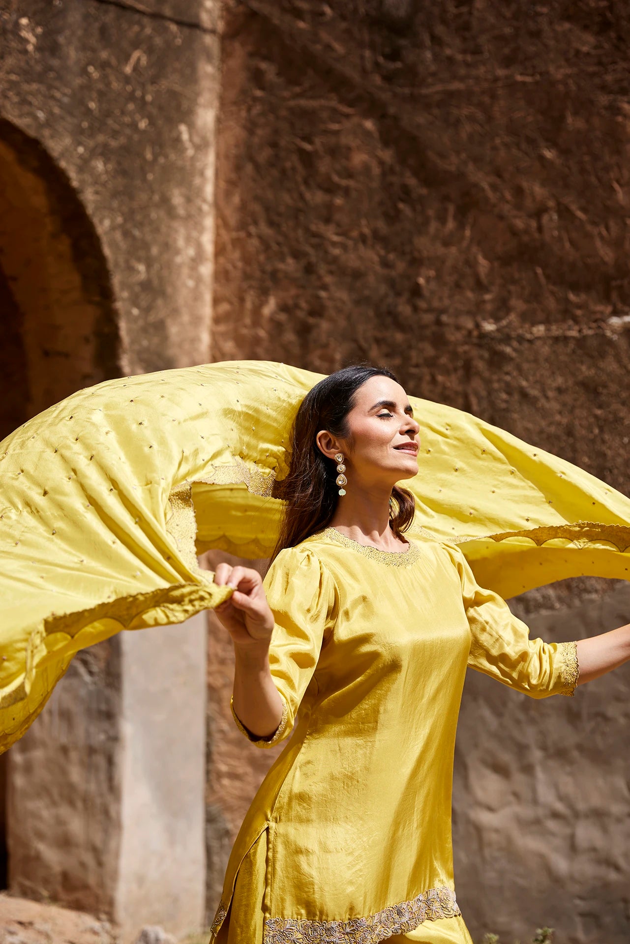 Kurta Set - Yellow