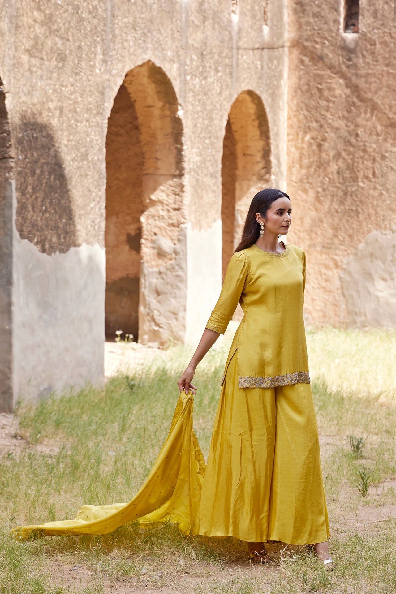 Kurta Set - Yellow