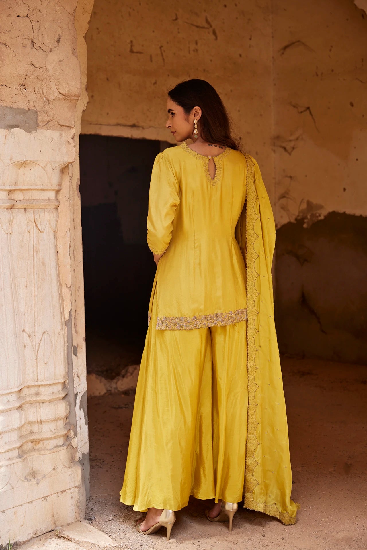 Kurta Set - Yellow