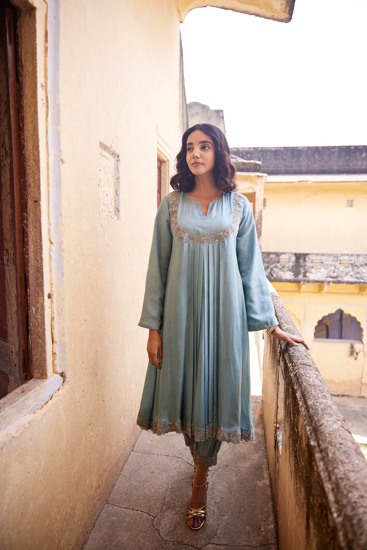 Kurta Set - Teal Green