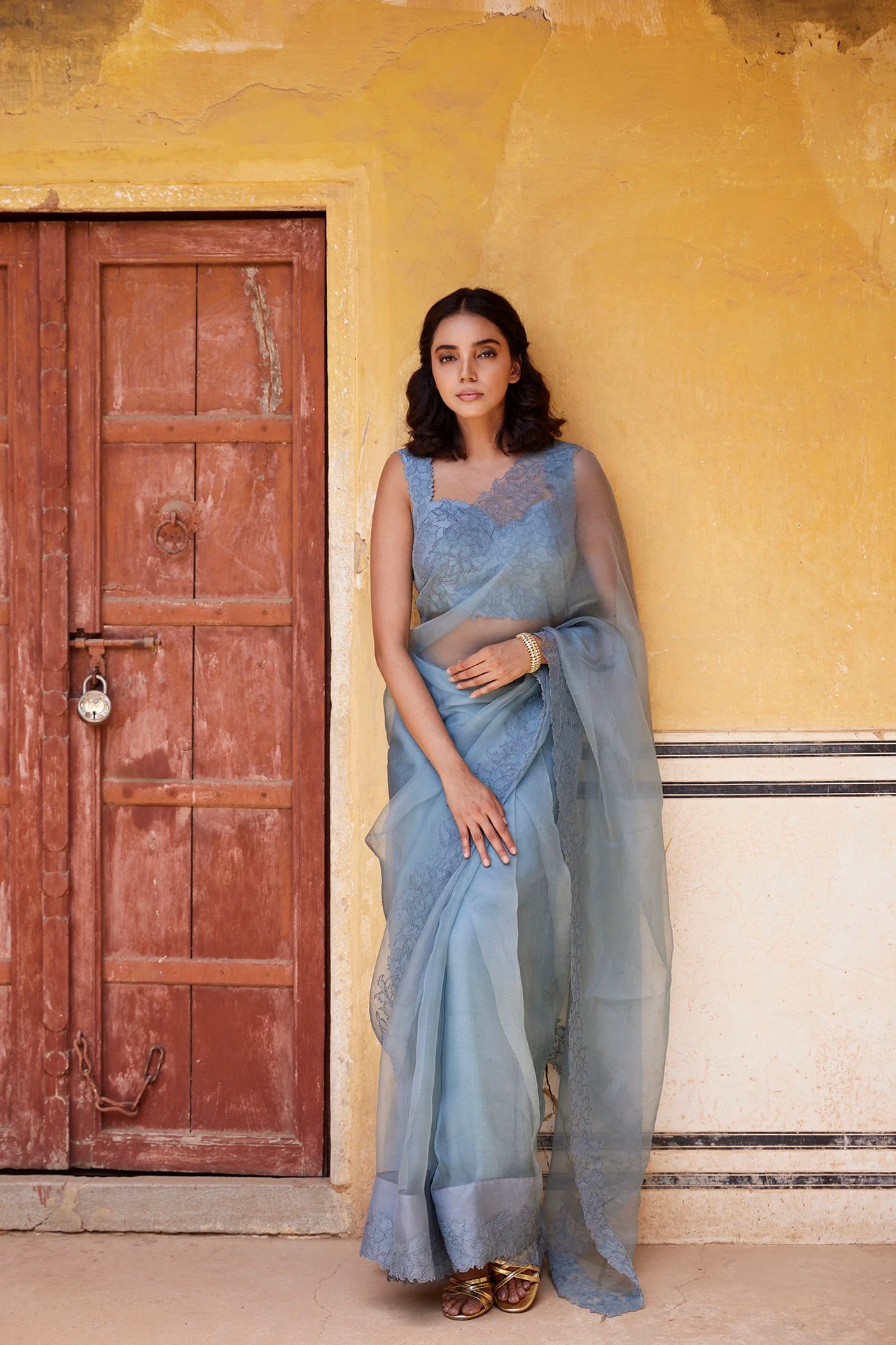 Saree - Teal Green