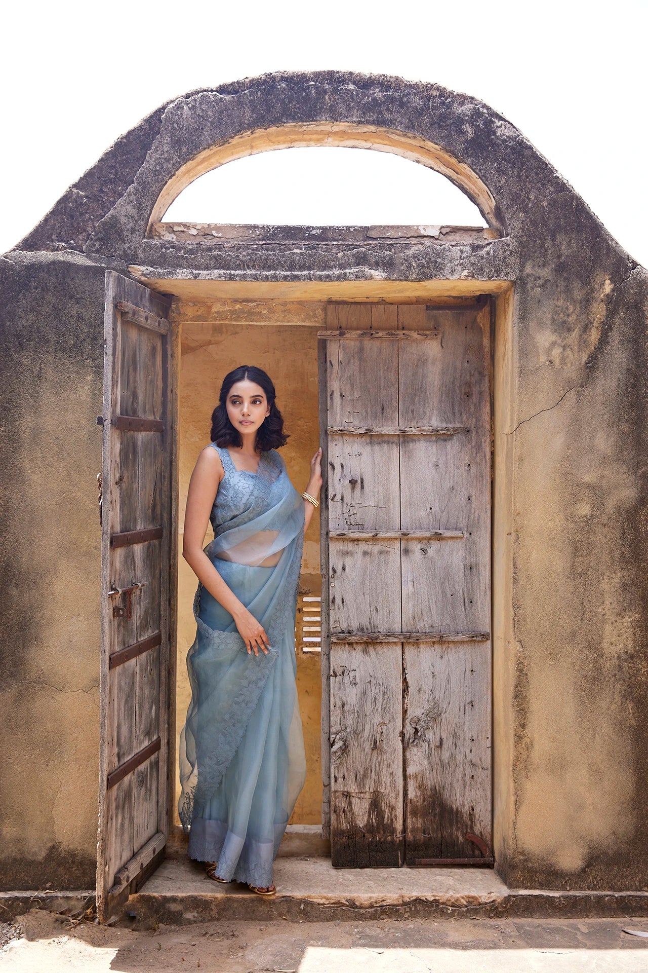 Saree - Teal Green