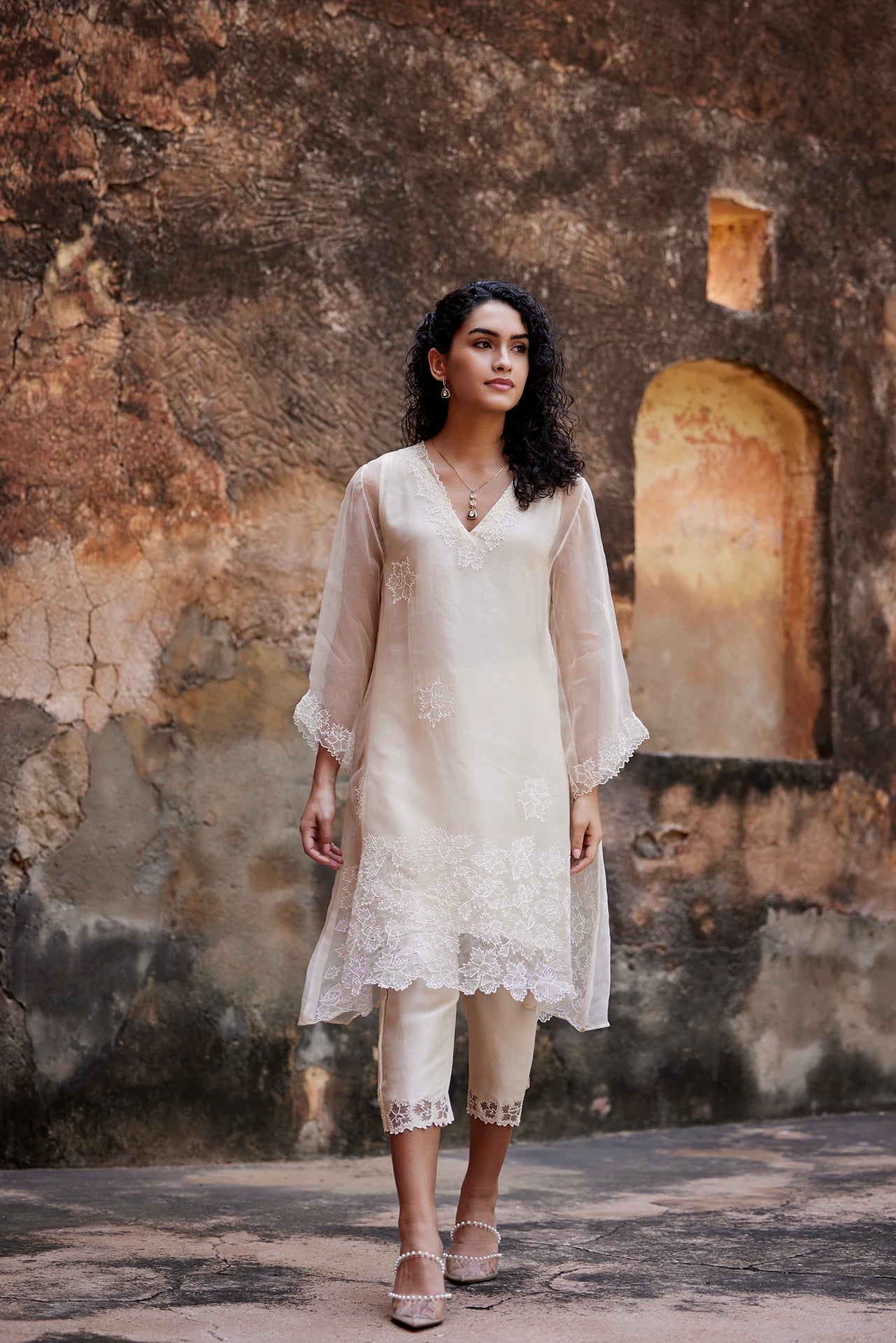Kurta Set - Beige