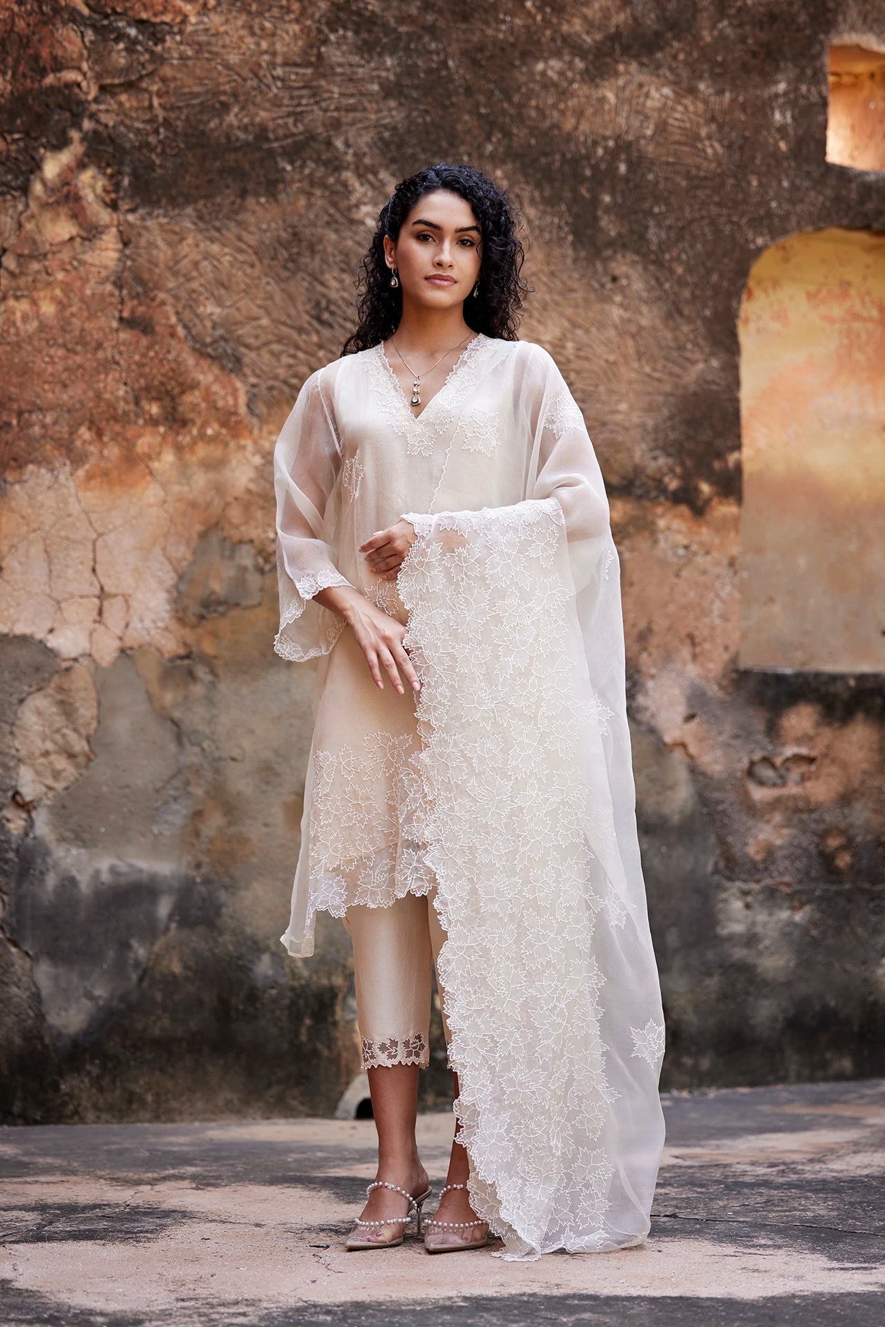 Kurta Set - Beige