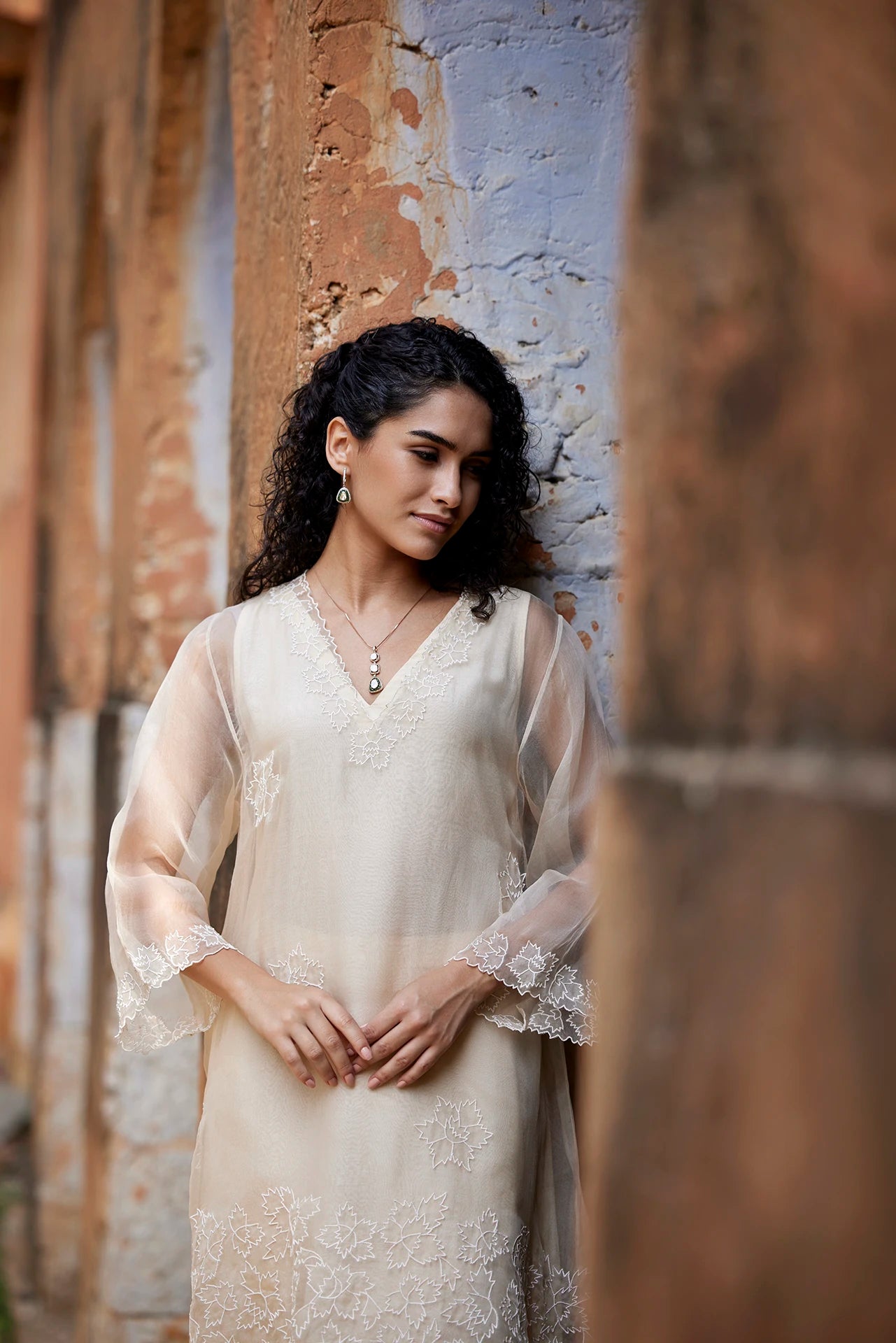 Kurta Set - Beige