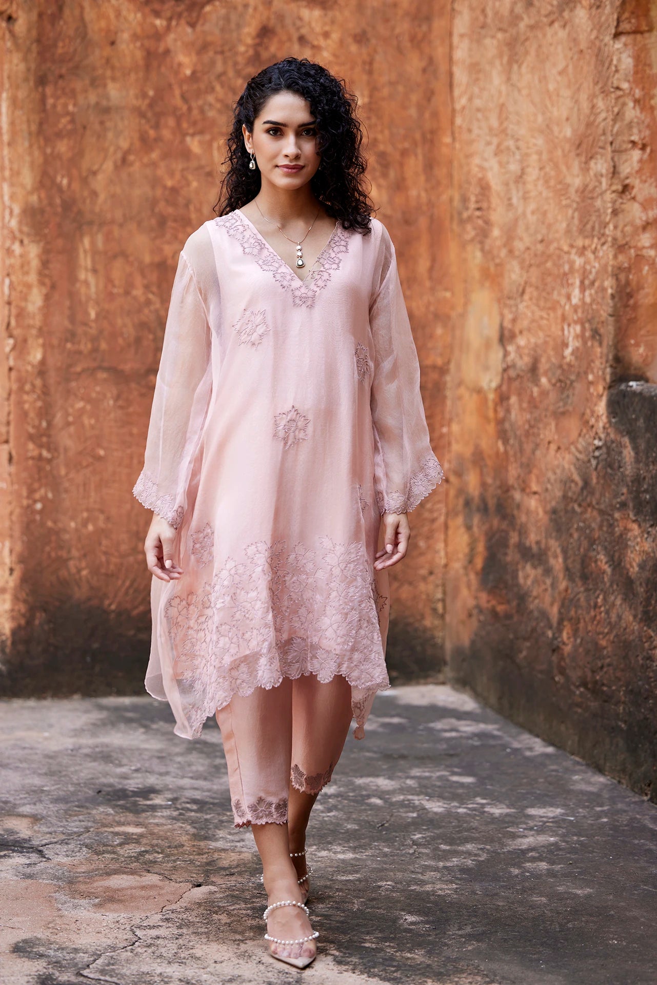 Kurta Set - Blush Pink