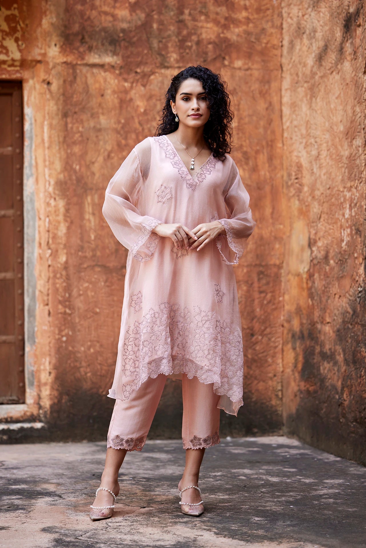 Kurta Set - Blush Pink