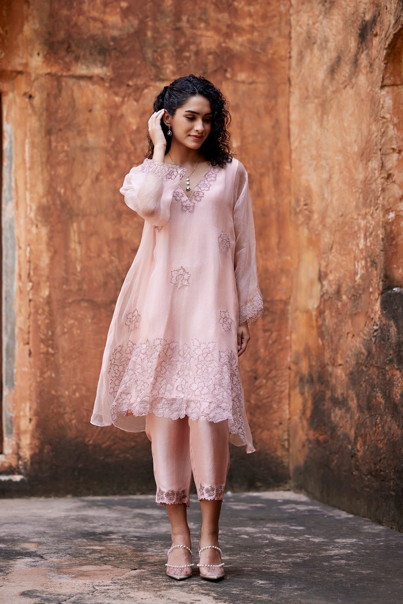 Kurta Set - Blush Pink