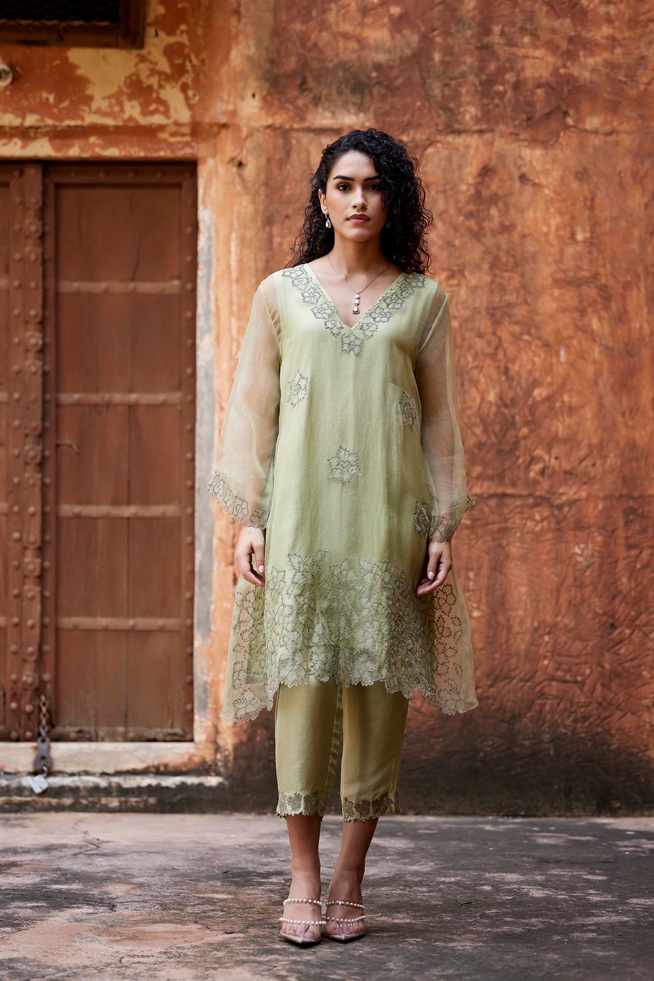 Kurta Set - Sage Green