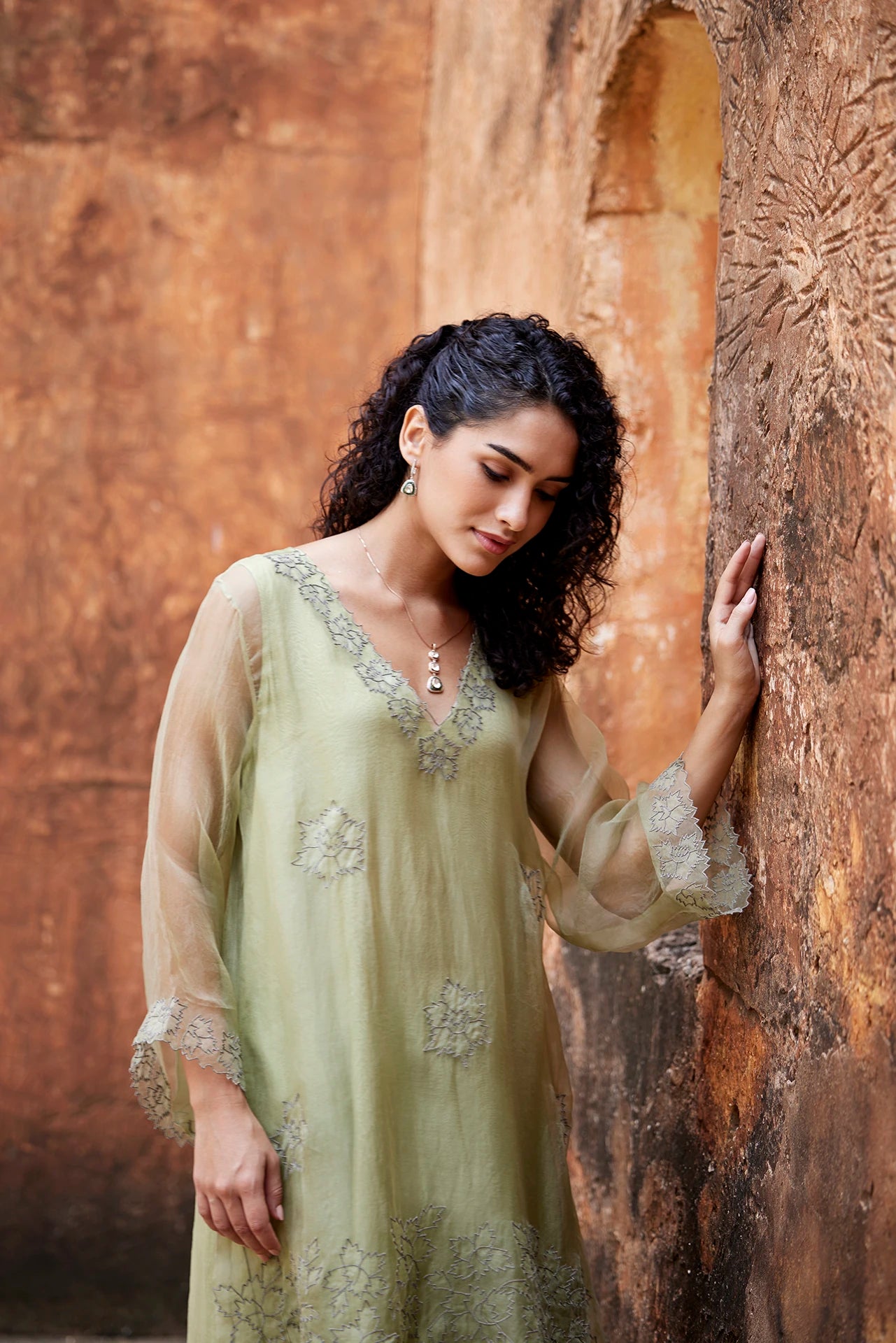 Kurta Set - Sage Green