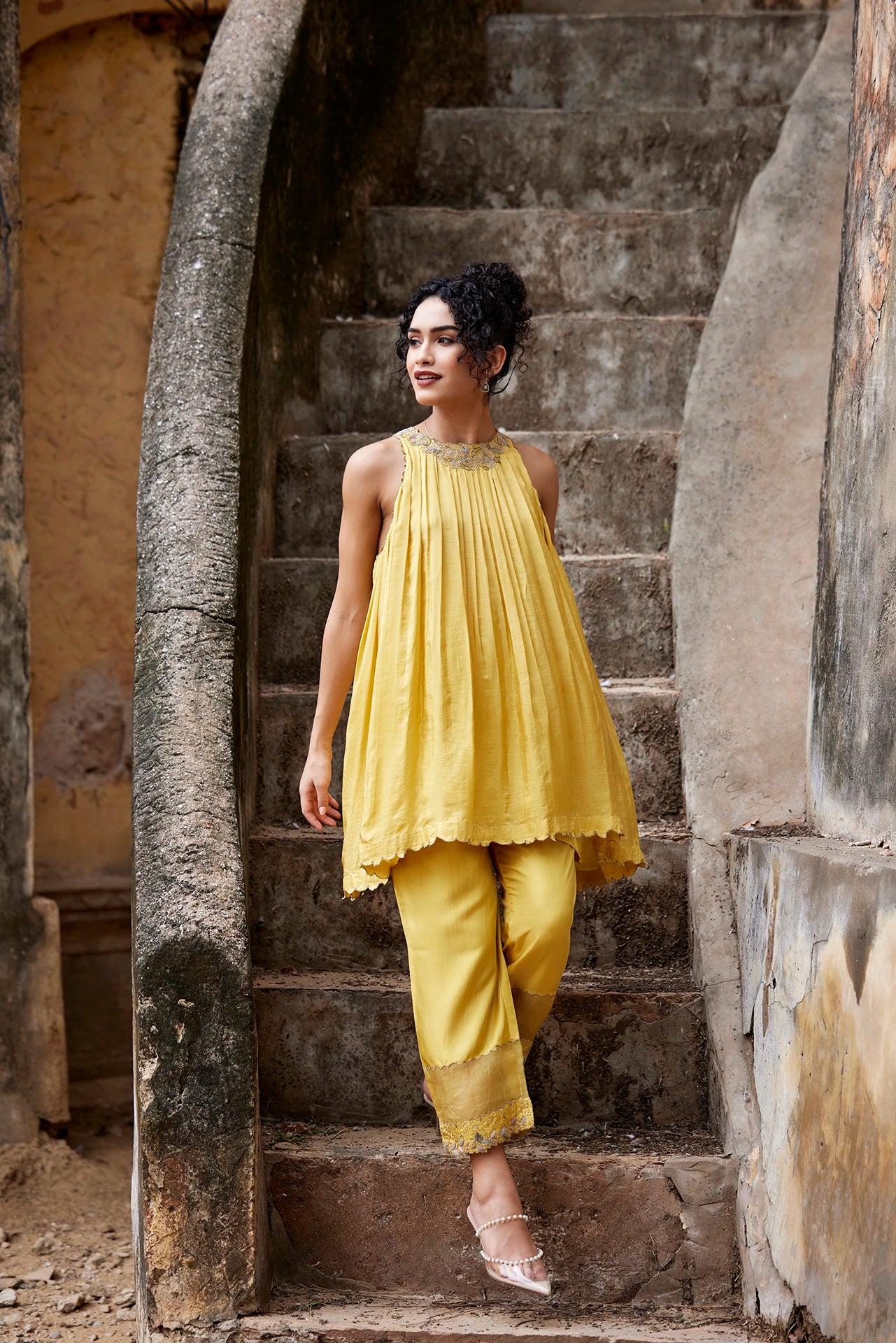 Kurta Set - Yellow