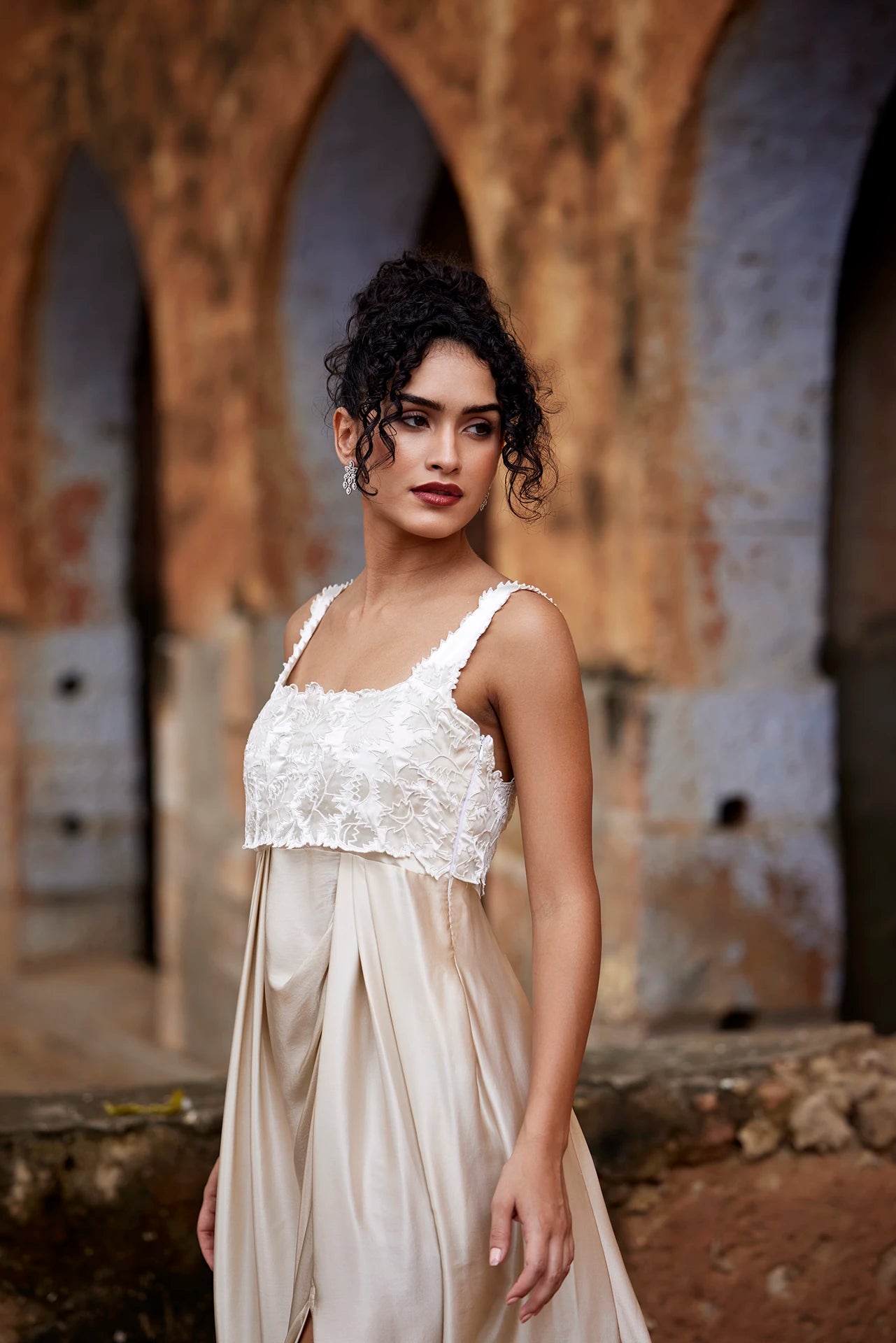 Gown - Beige